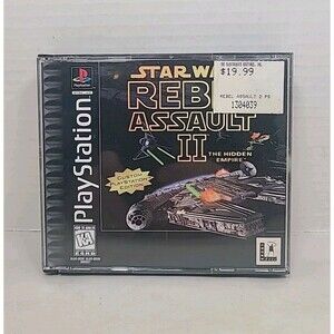 Vintage Sony Playstation 1 PS1 Star Wars Rebel Assault II CIB 1995